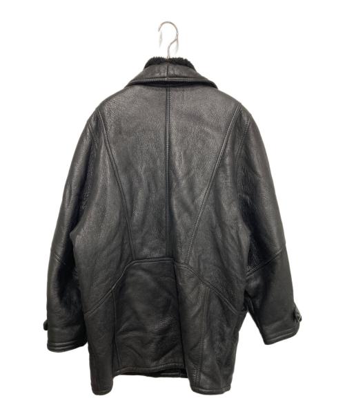 USED（ユーズド）USED (ユーズド) ムートンコート ブラック サイズ:46の古着・服飾アイテム