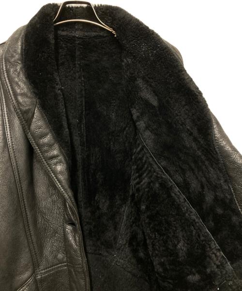 USED（ユーズド）USED (ユーズド) ムートンコート ブラック サイズ:46の古着・服飾アイテム