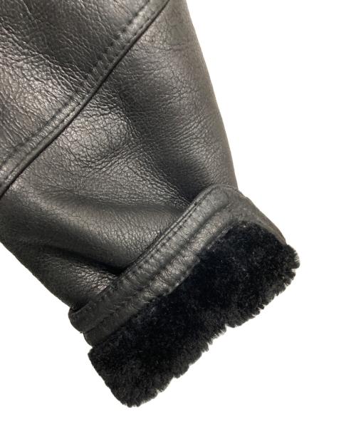 USED（ユーズド）USED (ユーズド) ムートンコート ブラック サイズ:46の古着・服飾アイテム