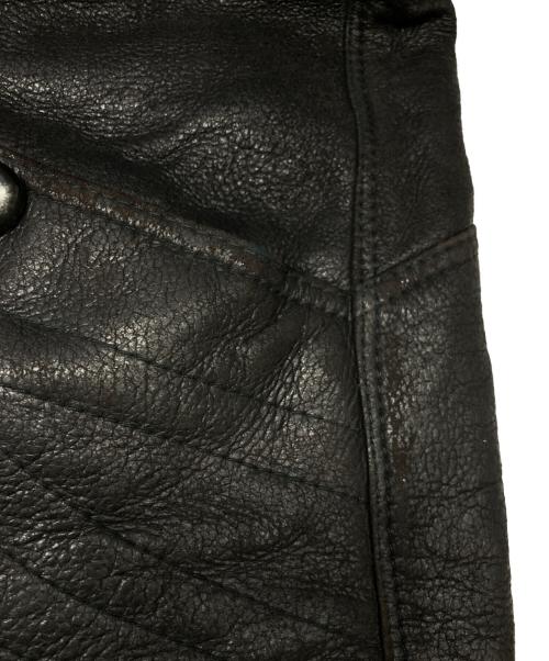 USED（ユーズド）USED (ユーズド) ムートンコート ブラック サイズ:46の古着・服飾アイテム