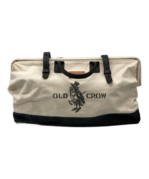 GLAD HAND（グラッドハンド）GLAD HAND (グラッドハンド) OLD CROW クロウメイソンバッグ ベージュ×ブラックの古着・服飾アイテム