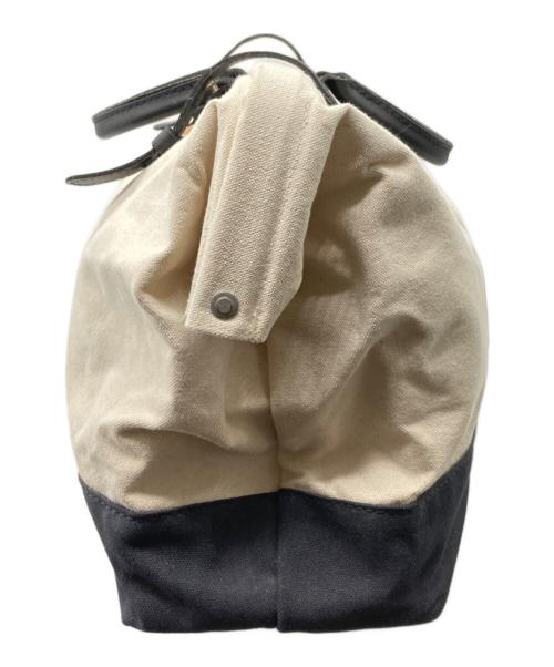 GLAD HAND（グラッドハンド）GLAD HAND (グラッドハンド) OLD CROW クロウメイソンバッグ ベージュ×ブラックの古着・服飾アイテム