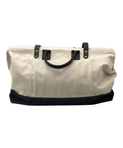 GLAD HAND（グラッドハンド）GLAD HAND (グラッドハンド) OLD CROW クロウメイソンバッグ ベージュ×ブラックの古着・服飾アイテム