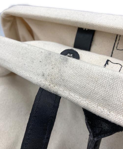 GLAD HAND（グラッドハンド）GLAD HAND (グラッドハンド) OLD CROW クロウメイソンバッグ ベージュ×ブラックの古着・服飾アイテム