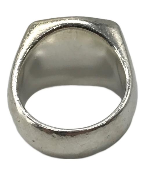 TOM WOOD（トムウッド）TOM WOOD (トムウッド) CUSHION LEOPARD RING シルバー×ベージュ サイズ:6の古着・服飾アイテム