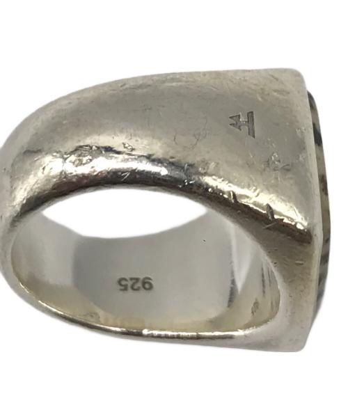 TOM WOOD（トムウッド）TOM WOOD (トムウッド) CUSHION LEOPARD RING シルバー×ベージュ サイズ:6の古着・服飾アイテム