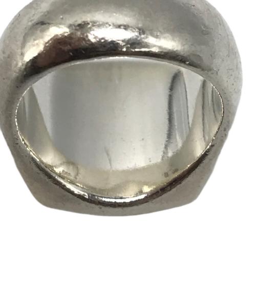 TOM WOOD（トムウッド）TOM WOOD (トムウッド) CUSHION LEOPARD RING シルバー×ベージュ サイズ:6の古着・服飾アイテム