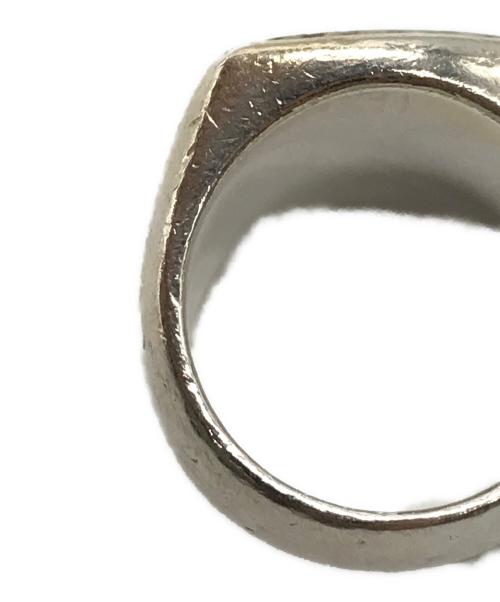 TOM WOOD（トムウッド）TOM WOOD (トムウッド) CUSHION LEOPARD RING シルバー×ベージュ サイズ:6の古着・服飾アイテム