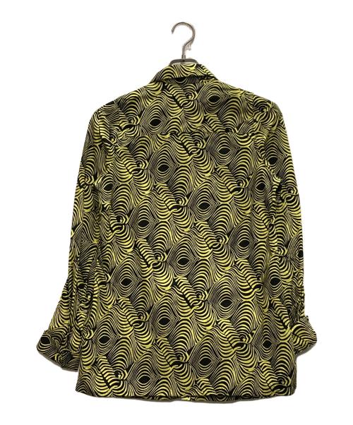 MARNI（マルニ）MARNI (マルニ) 総柄シャツ イエロー×ブラック サイズ:40の古着・服飾アイテム
