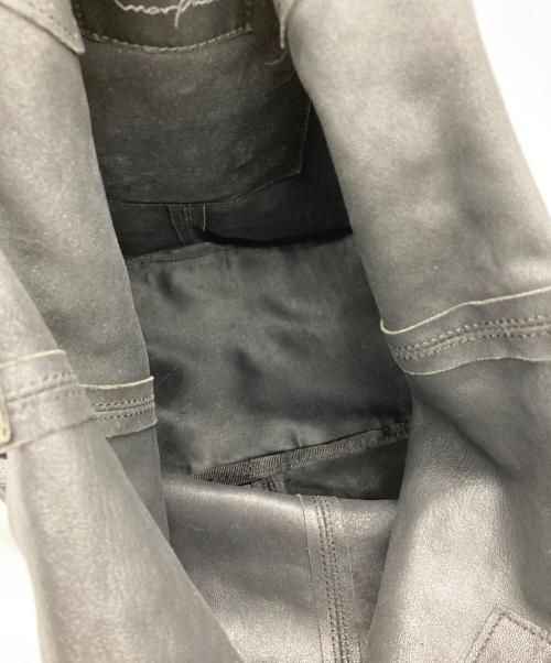 morphee（モルフェ）Morphee (モルフェ) ゴートレザー2wayバッグ ブラックの古着・服飾アイテム