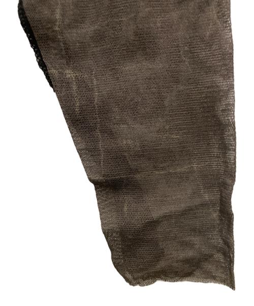 Jean Paul Gaultier homme（ジャンポールゴルチェオム）Jean Paul GAULTIER HOMME (ジャンポールゴルチェオム) シースルーカットソー カーキ サイズ:48の古着・服飾アイテム