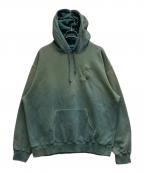 SUPREMEシュプリーム）の古着「Overdyed S Logo Hooded Sweatshirt」｜グリーン