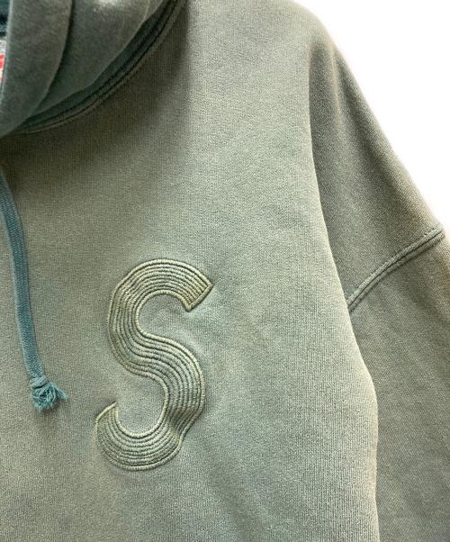 SUPREME（シュプリーム）SUPREME (シュプリーム) Overdyed S Logo Hooded Sweatshirt グリーン サイズ:XLの古着・服飾アイテム