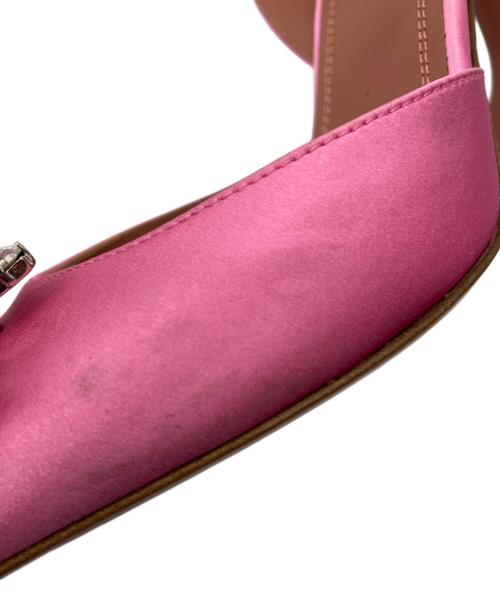 AMINA MUADDI（アミナ・モアディ）AMINA MUADDI (アミナ・モアディ) ビジューヒールパンプス ピンク サイズ:36の古着・服飾アイテム