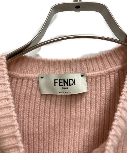 FENDI（フェンディ）FENDI (フェンディ) レイヤードニット ピンク サイズ:38の古着・服飾アイテム