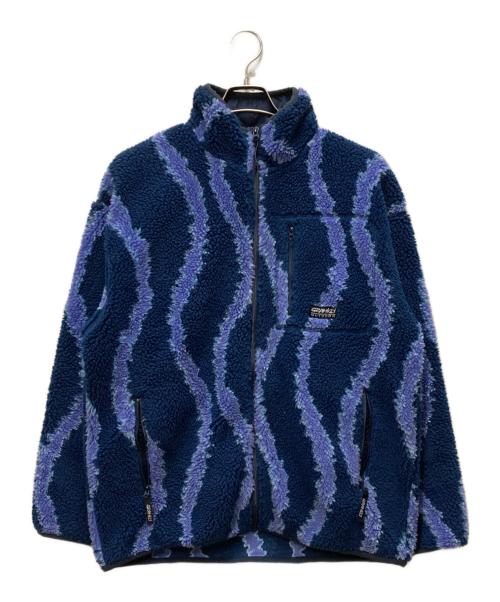 GRAMICCI（グラミチ）GRAMICCI (グラミチ) ボアジャケット ブルー×ネイビー サイズ:Lの古着・服飾アイテム