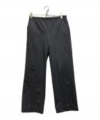GANNIガニー）の古着「Stretch Stripe Mid Waist Pants」｜グレー