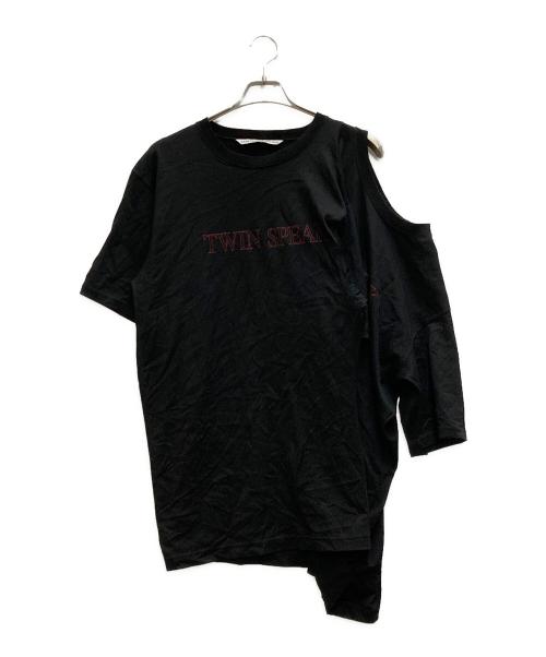 JOHN LAWRENCE SULLIVAN（ジョン ローレンス サリバン）JOHN LAWRENCE SULLIVAN (ジョン ローレンス サリバン) Twin speaker docking T-shirt ブラック サイズ: OSの古着・服飾アイテム