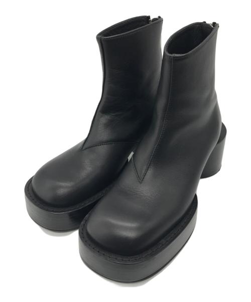 MM6 Maison Margiela（エムエムシックスメゾンマルジェラ）MM6 Maison Margiela (エムエムシックス メゾンマルジェラ) ANKLE BOOT ブラック サイズ:36の古着・服飾アイテム