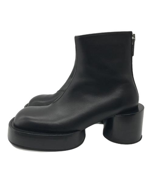 MM6 Maison Margiela（エムエムシックスメゾンマルジェラ）MM6 Maison Margiela (エムエムシックス メゾンマルジェラ) ANKLE BOOT ブラック サイズ:36の古着・服飾アイテム
