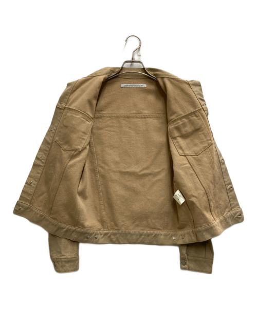 JOHN LAWRENCE SULLIVAN（ジョン ローレンス サリバン）JOHN LAWRENCE SULLIVAN (ジョン ローレンス サリバン) ラメトラッカージャケット ベージュ サイズ:38の古着・服飾アイテム