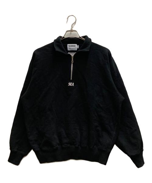 WIND AND SEA（ウィンダンシー）WIND AND SEA (ウィンダンシー) REDWOOD CLASSICS Spirit Bear Half Zip ブラック サイズ:Sの古着・服飾アイテム
