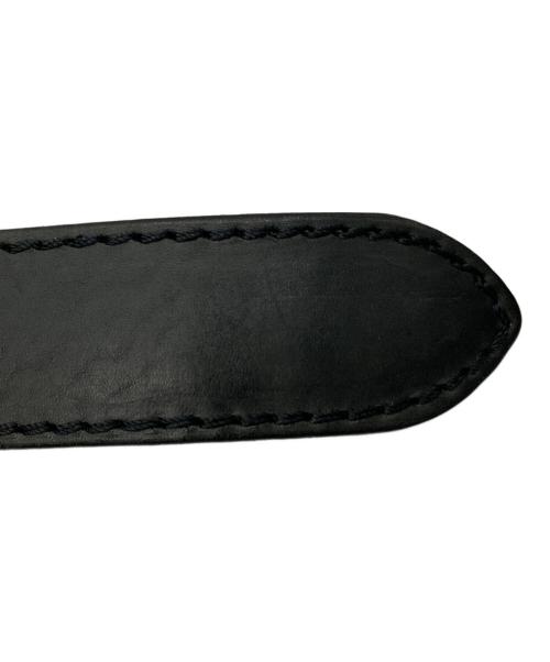 Maison Martin Margiela（メゾンマルタンマルジェラ）Maison Martin Margiela (メゾンマルタンマルジェラ) レザーベルト ブラック サイズ:90㎝の古着・服飾アイテム