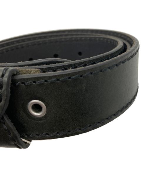 Maison Martin Margiela（メゾンマルタンマルジェラ）Maison Martin Margiela (メゾンマルタンマルジェラ) レザーベルト ブラック サイズ:90㎝の古着・服飾アイテム