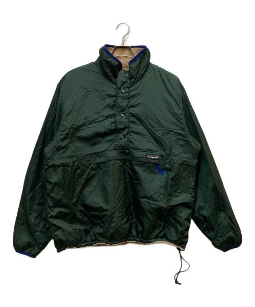 Patagonia（パタゴニア）Patagonia (パタゴニア) グリセードリバーシブルジャケット ハンターグリーン×ナチュラル サイズ:Lの古着・服飾アイテム
