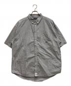 DESCENDANTディセンダント）の古着「TRUMAN B.D SS SHIRT」｜ブルー
