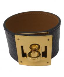 HERMES（エルメス）の古着「ケリードッグ バングル」｜パープル