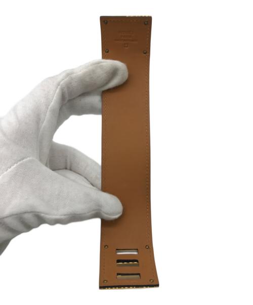 HERMES（エルメス）HERMES (エルメス) ケリードッグ バングル パープルの古着・服飾アイテム