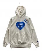 HUMAN MADEヒューマンメイド）の古着「Heart Heavyweight Hoodie」｜ホワイト