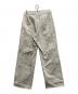 AURALEE (オーラリー) HARD TWIST DENIM HAND PAINTED SLACKS ホワイト サイズ:5：22000円