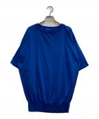 HERILLヘリル）の古着「Suvincotton Twist Oval S/S」｜ブルー