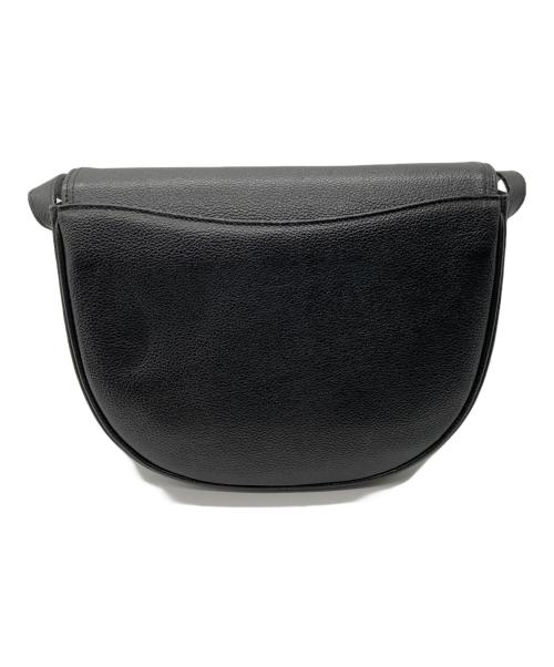 Yves Saint Laurent（イヴサンローラン）Yves Saint Laurent (イヴサンローラン) ハーフムーンショルダーバッグ ブラックの古着・服飾アイテム