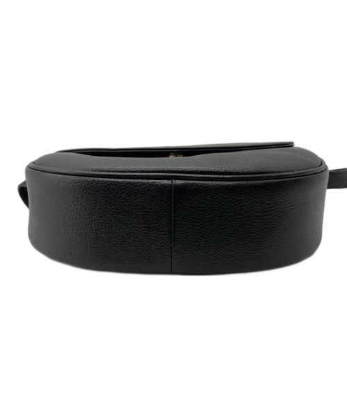 Yves Saint Laurent（イヴサンローラン）Yves Saint Laurent (イヴサンローラン) ハーフムーンショルダーバッグ ブラックの古着・服飾アイテム