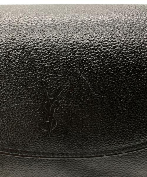 Yves Saint Laurent（イヴサンローラン）Yves Saint Laurent (イヴサンローラン) ハーフムーンショルダーバッグ ブラックの古着・服飾アイテム