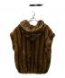 a point etc (アー ポワン ウテセ) FAKE FUR VEST ブラウン サイズ:TU：14000円