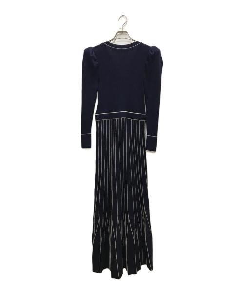 HER LIP TO（ハーリップトゥ）Her lip to (ハーリップトゥ) Suite Room Knit Long Dress ネイビー サイズ:Ｓの古着・服飾アイテム