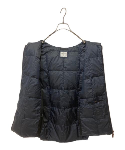 ARMANI COLLEZIONI（アルマーニ コレツィオーニ）ARMANI COLLEZIONI (アルマーニ コレツィオーニ) 中綿ベスト ネイビー サイズ:44の古着・服飾アイテム