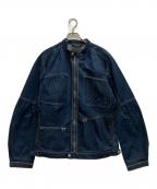 MARITHE+FRANCOIS GIRBAUDマリテフランソワジルボー）の古着「バイカーデニムジャケット」｜インディゴ