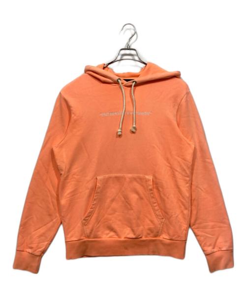 DIESEL（ディーゼル）DIESEL (ディーゼル) 刺繍プルオーバーパーカー オレンジ サイズ:Ｓの古着・服飾アイテム