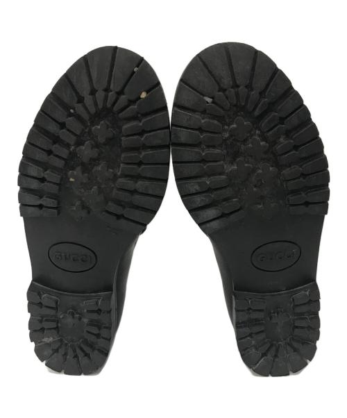 GUCCI（グッチ）GUCCI (グッチ) ホースビット レザー ローファー ブラック サイズ:35 1/2の古着・服飾アイテム