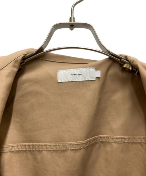 Graphpaper（グラフペーパー）Graphpaper (グラフペーパー) Double Cloth Peach Trucker Jacket ブラウン サイズ:1の古着・服飾アイテム