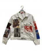 SUPREMEシュプリーム）の古着「Daido Moriyama Denim Trucker Jacket」｜ホワイト