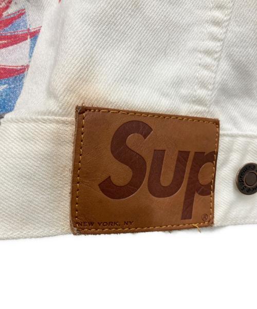 SUPREME（シュプリーム）SUPREME (シュプリーム) Daido Moriyama Denim Trucker Jacket ホワイト サイズ:Sの古着・服飾アイテム