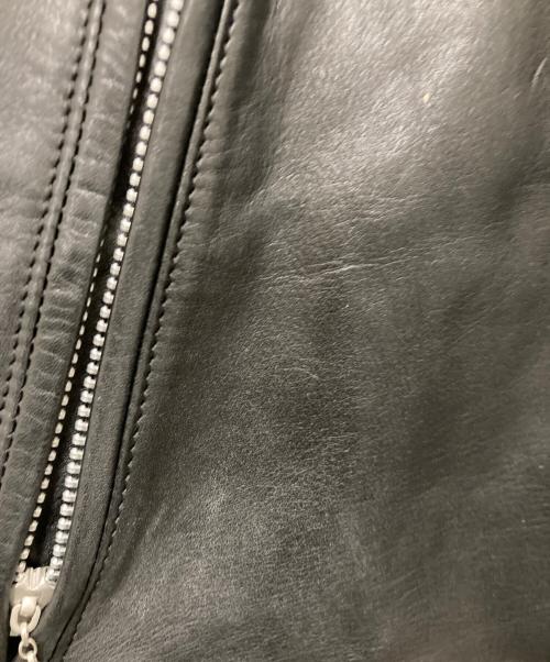 WACKO MARIA（ワコマリア）WACKO MARIA (ワコマリア) シングルライダースカウレザージャケット ブラック サイズ:Ⅼの古着・服飾アイテム