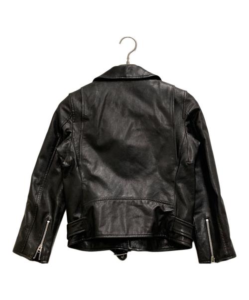 beautiful people（ビューティフルピープル）beautiful people (ビューティフルピープル) ダブルライダースジャケット ブラック サイズ:140の古着・服飾アイテム