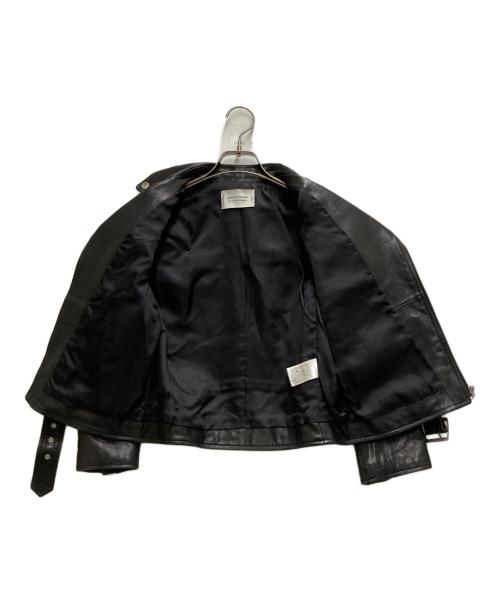 beautiful people（ビューティフルピープル）beautiful people (ビューティフルピープル) ダブルライダースジャケット ブラック サイズ:140の古着・服飾アイテム